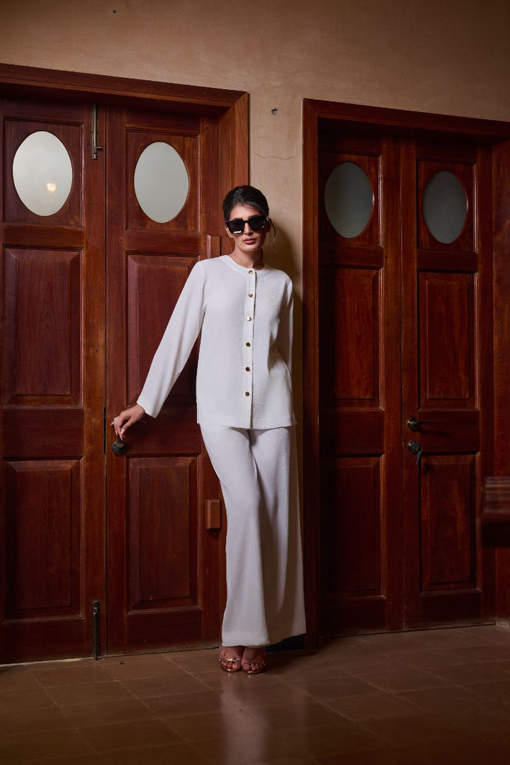 Gulabo - LUMEN SET - Blended Crepe - White - 2 Piece