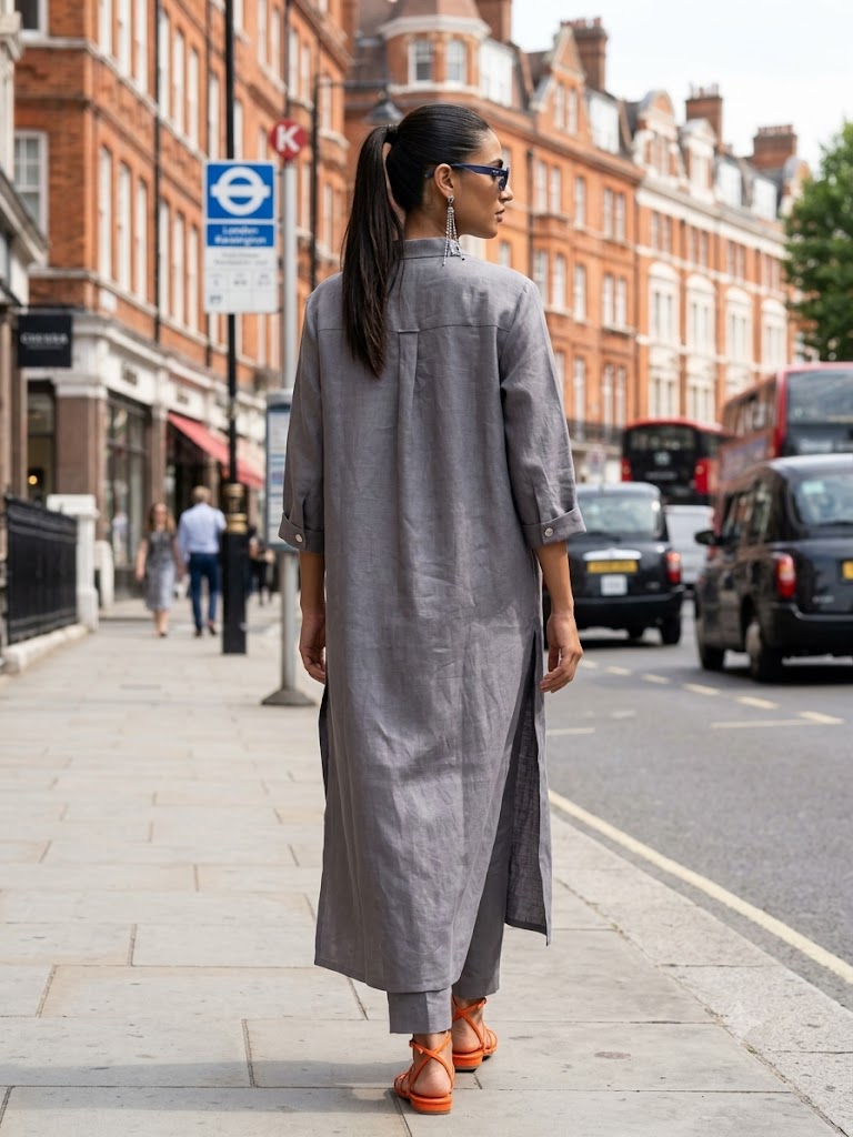 Gulabo Mehr Set Suit Grey 2 Piece
