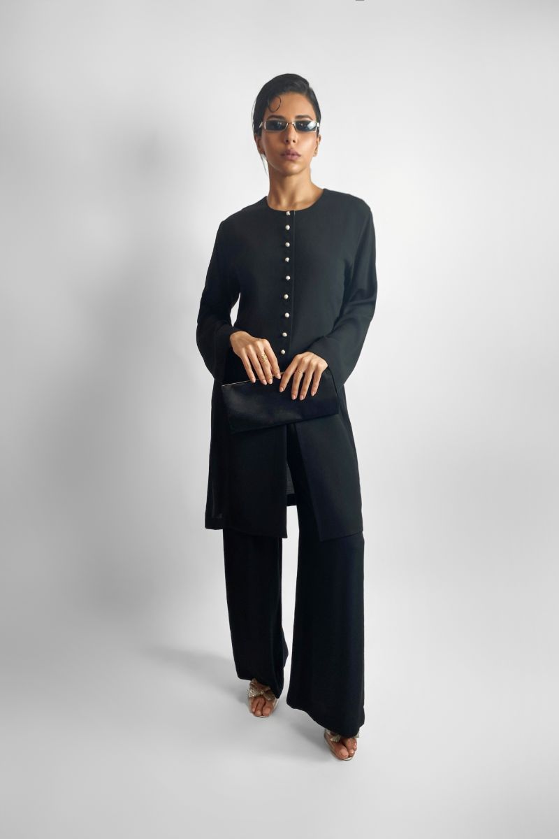 Gulabo - PEARL NOIR SET - Crepe - BLACK - 2 Piece