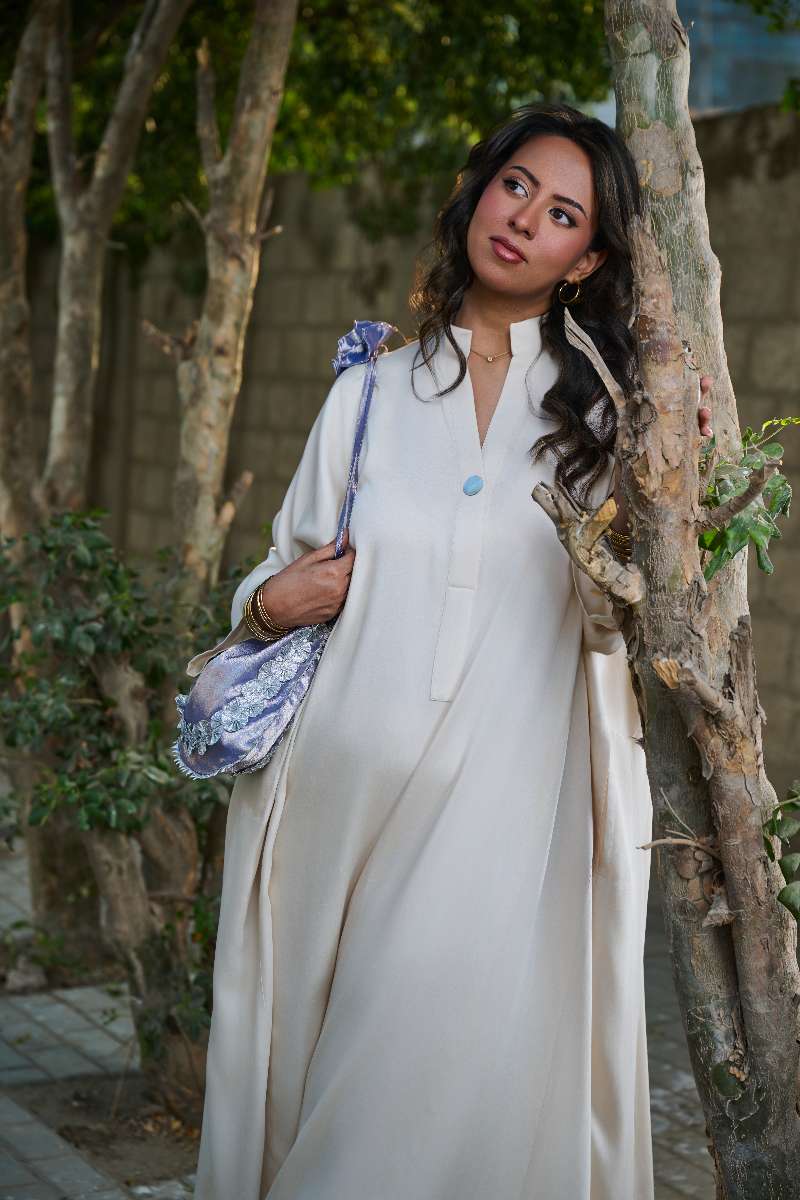 Gulabo - Satin Safa Suit For Women - Pale - 2 Piece