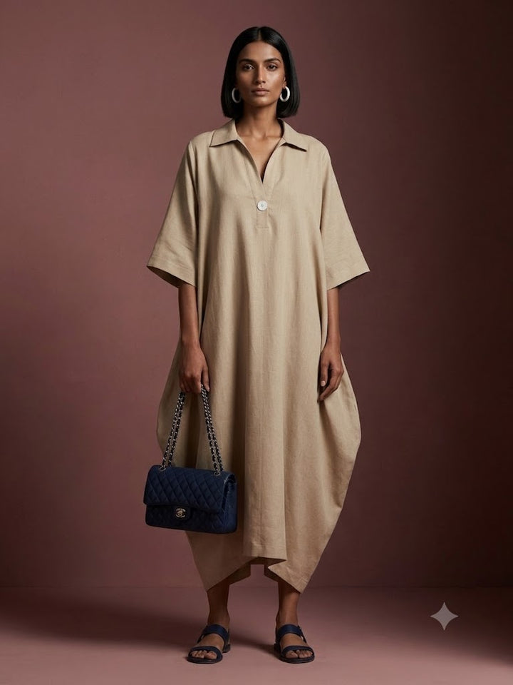 Gulabo Sereine Kaftan Biege 1 Piece