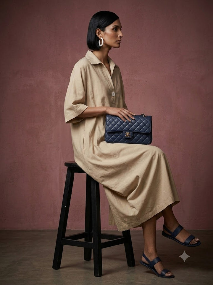 Gulabo Sereine Kaftan Biege 1 Piece