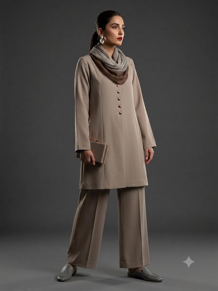 Gulabo Terra Suit Biege 2 Piece