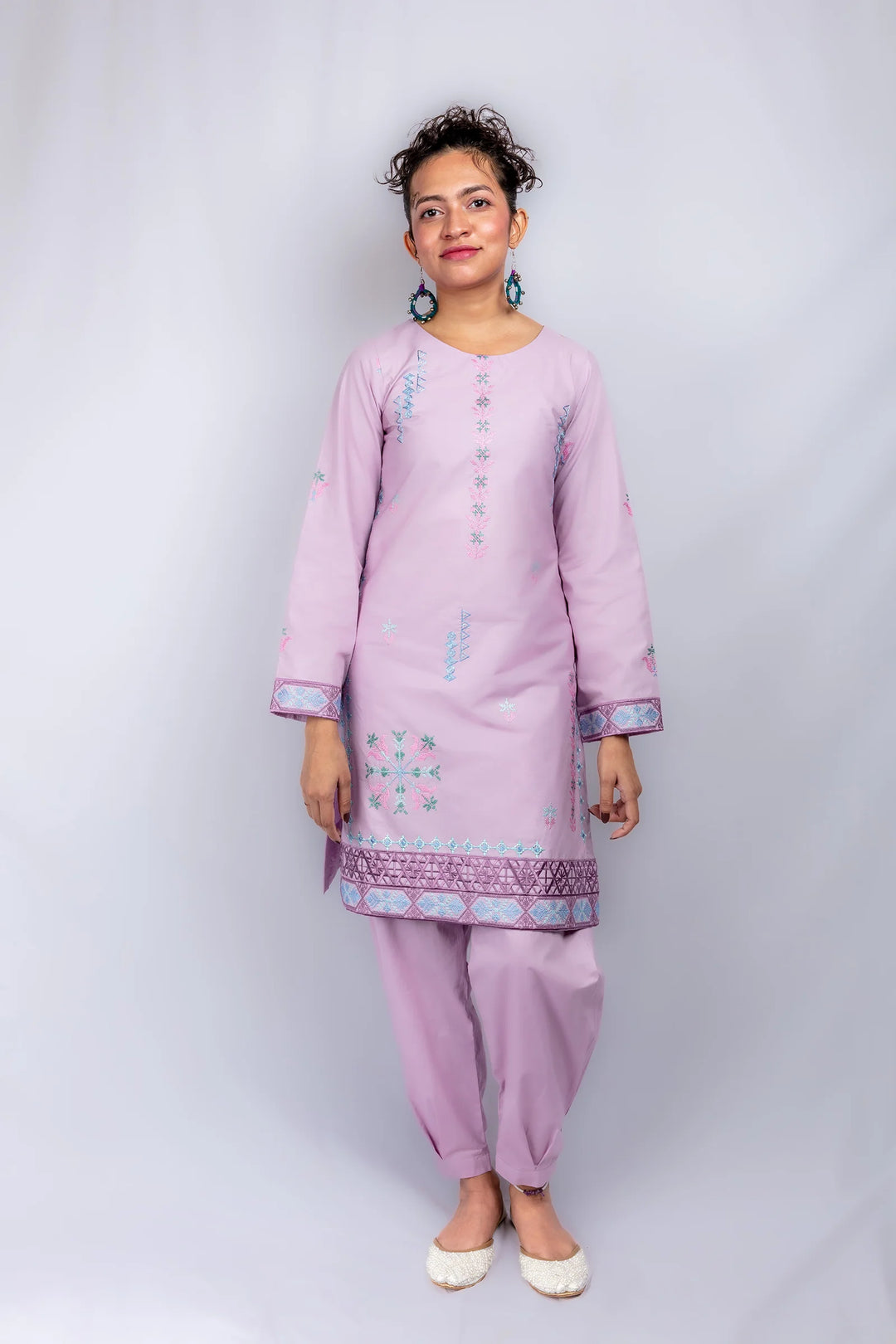 Gulenoor Crosswalk Lilac Suit 2 Piece