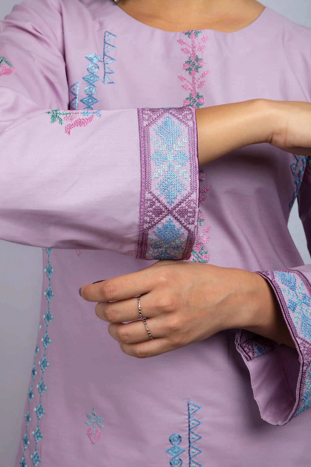 Gulenoor Crosswalk Lilac Suit 2 Piece