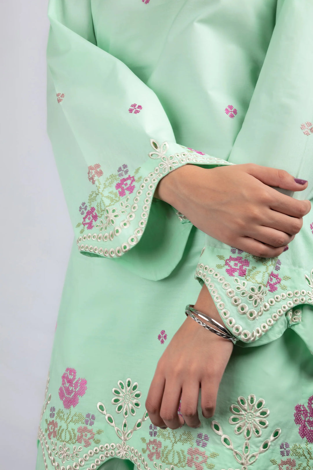 Gulenoor Mint Boulevard Suit Green 2 Piece