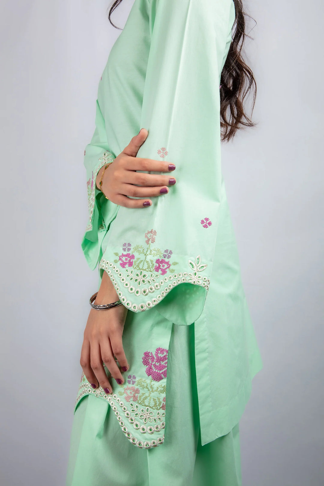 Gulenoor Mint Boulevard Suit Green 2 Piece