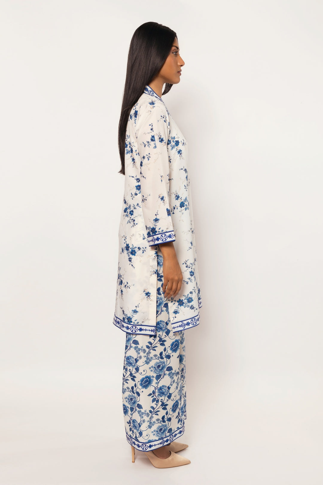 Gulenoor The Ceramic Path Co-ord set White 2 Piece