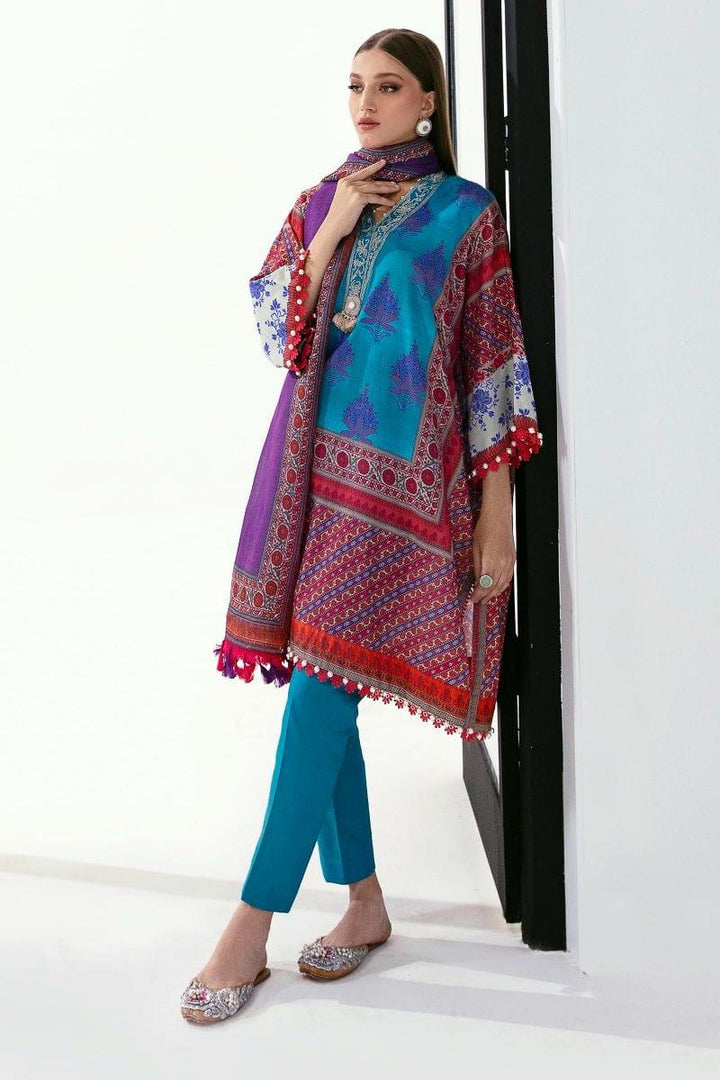 Sana Safinaz - H231-012B-CG - Lawn - 3 Piece - Unstitched - Studio by TCS