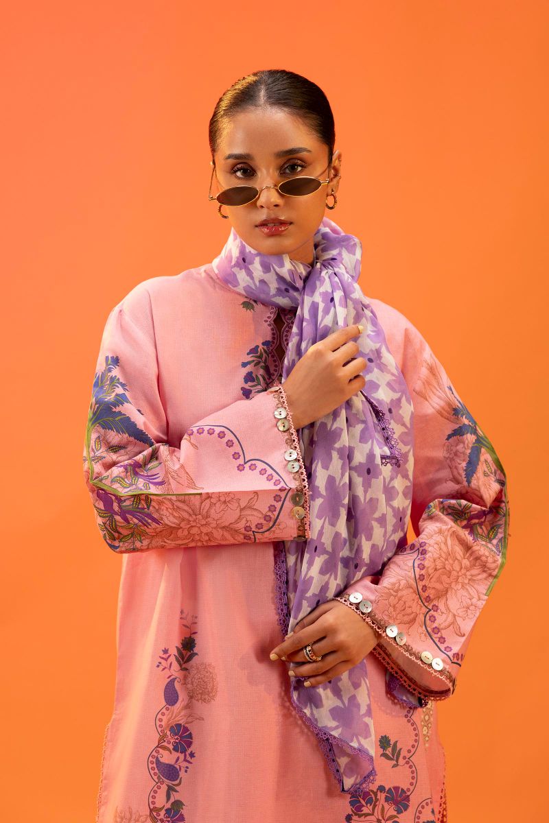 Sana Safinaz - H252-001B-2I - Lawn - 2 Piece - Unstitched