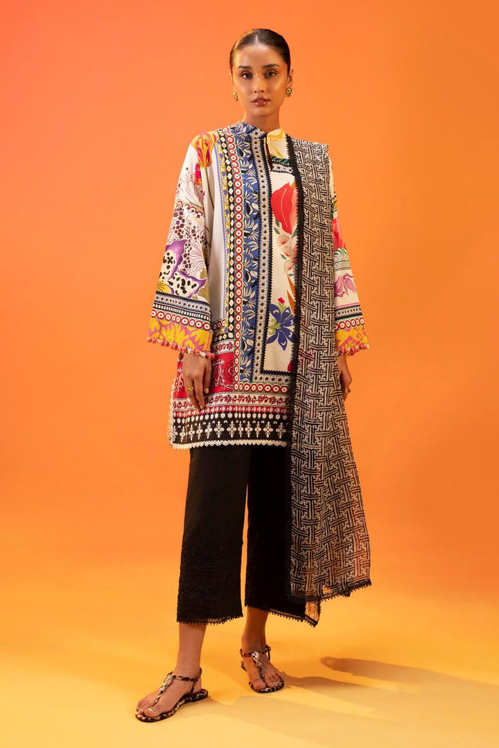 Sana Safinaz - H252-002A-2I - Lawn - 2 Piece - Unstitched