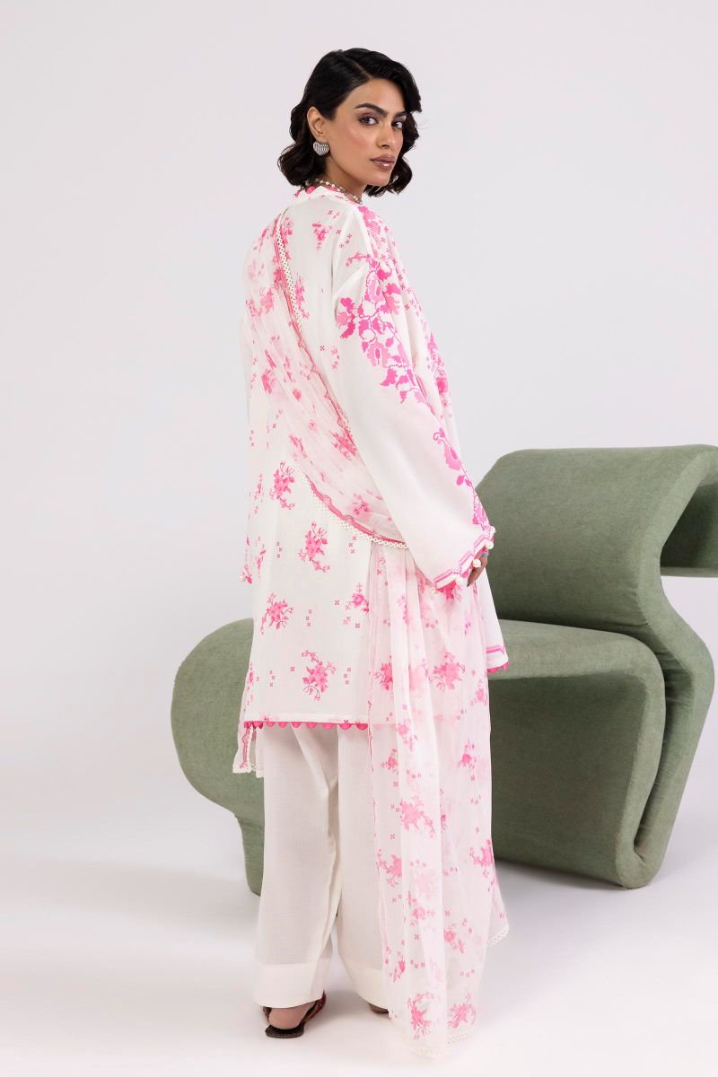 Sana Safinaz - H253-004A-3Ai - Lawn - 3 Piece - Unstitched