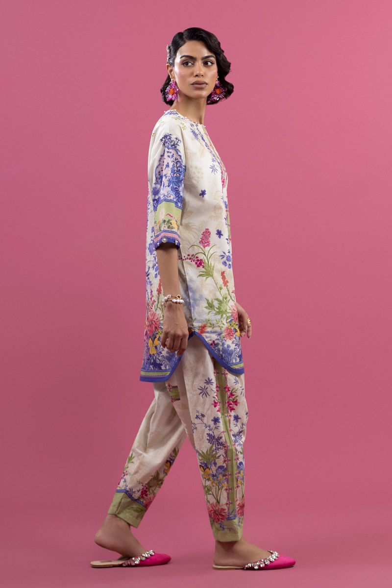 Sana Safinaz - H253-005A-2C - Lawn - 2 Piece - Unstitched