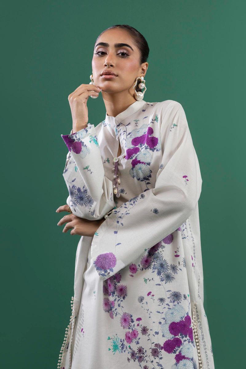 Sana Safinaz - H253-006A-2C - Lawn - 2 Piece - Unstitched