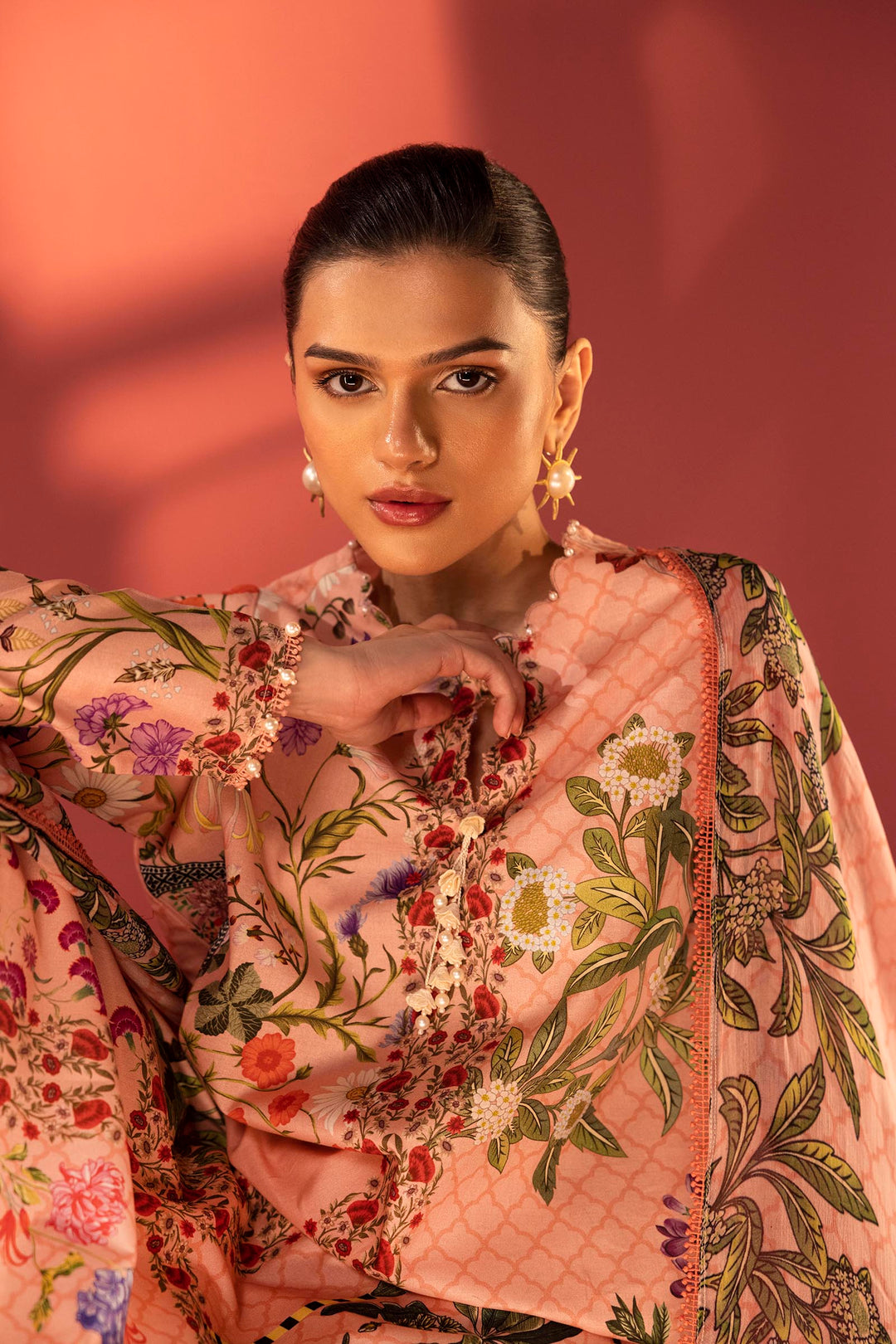 Sana Safinaz - Mahay Lawn Suit For Women - 2 Piece