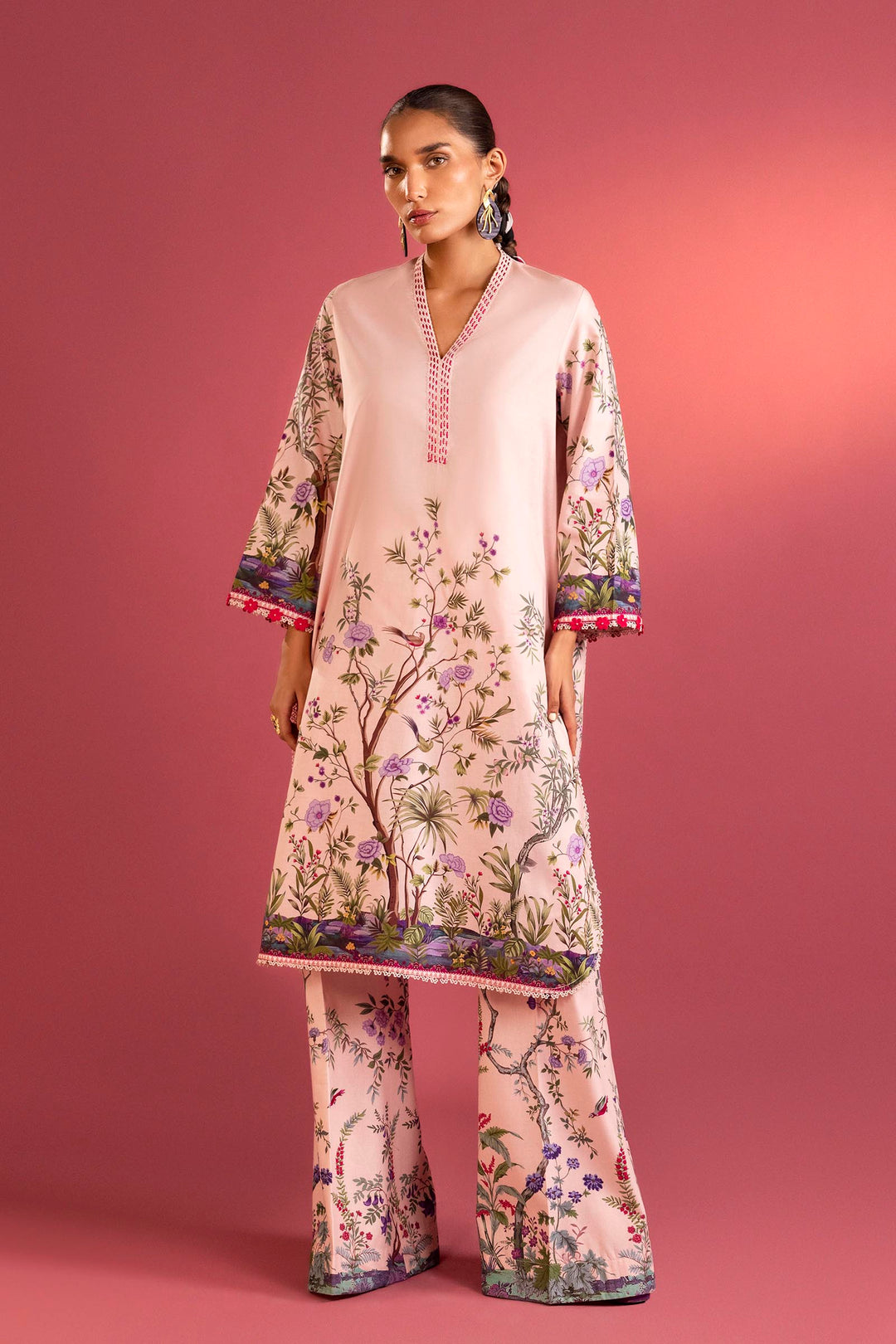 Sana Safinaz - Printed Lawn Suit For Women - 2 Piece