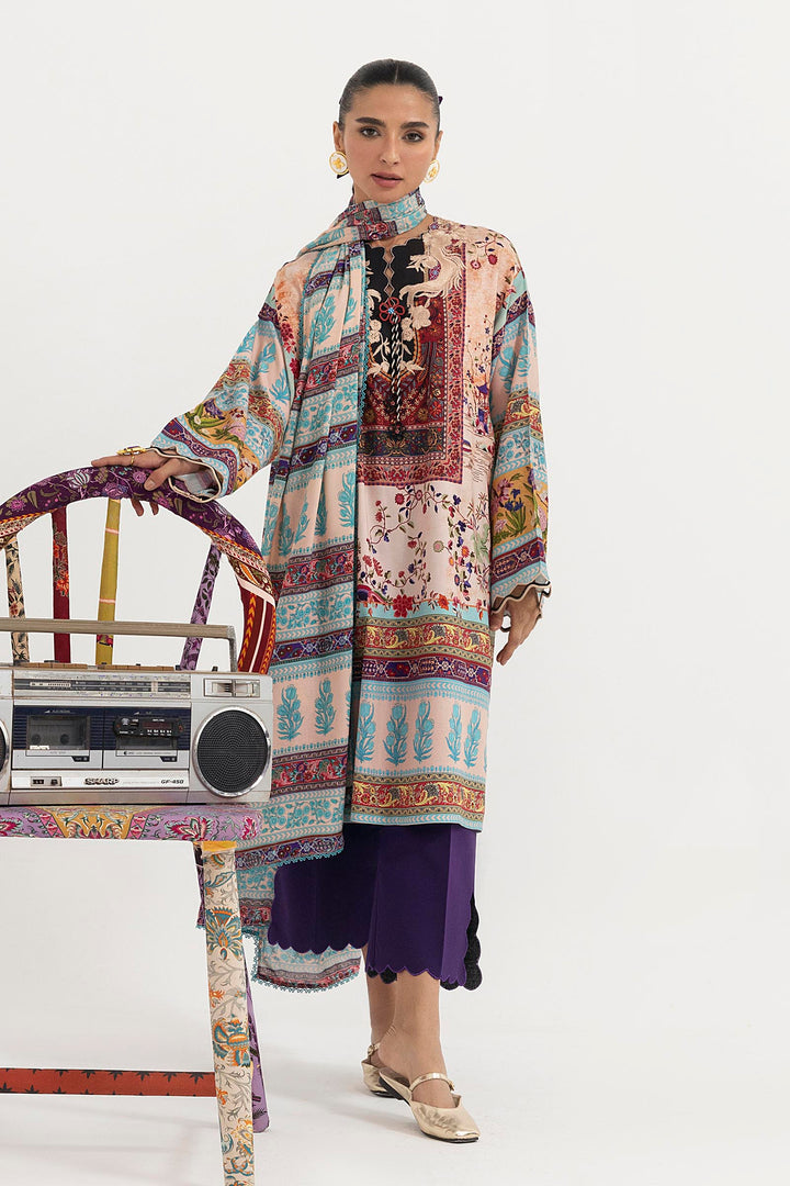 Sana Safinaz - Mahay Winter - 3 Piece - Unstitched - H255-001A-3CY