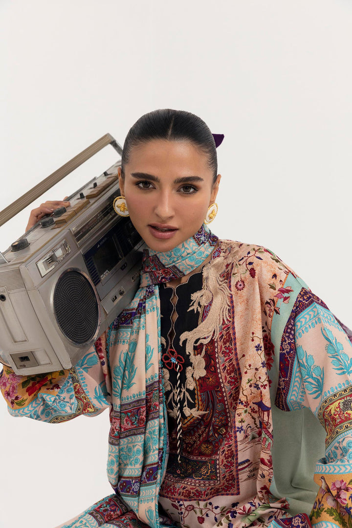 Sana Safinaz - Mahay Winter - 3 Piece - Unstitched - H255-001A-3CY