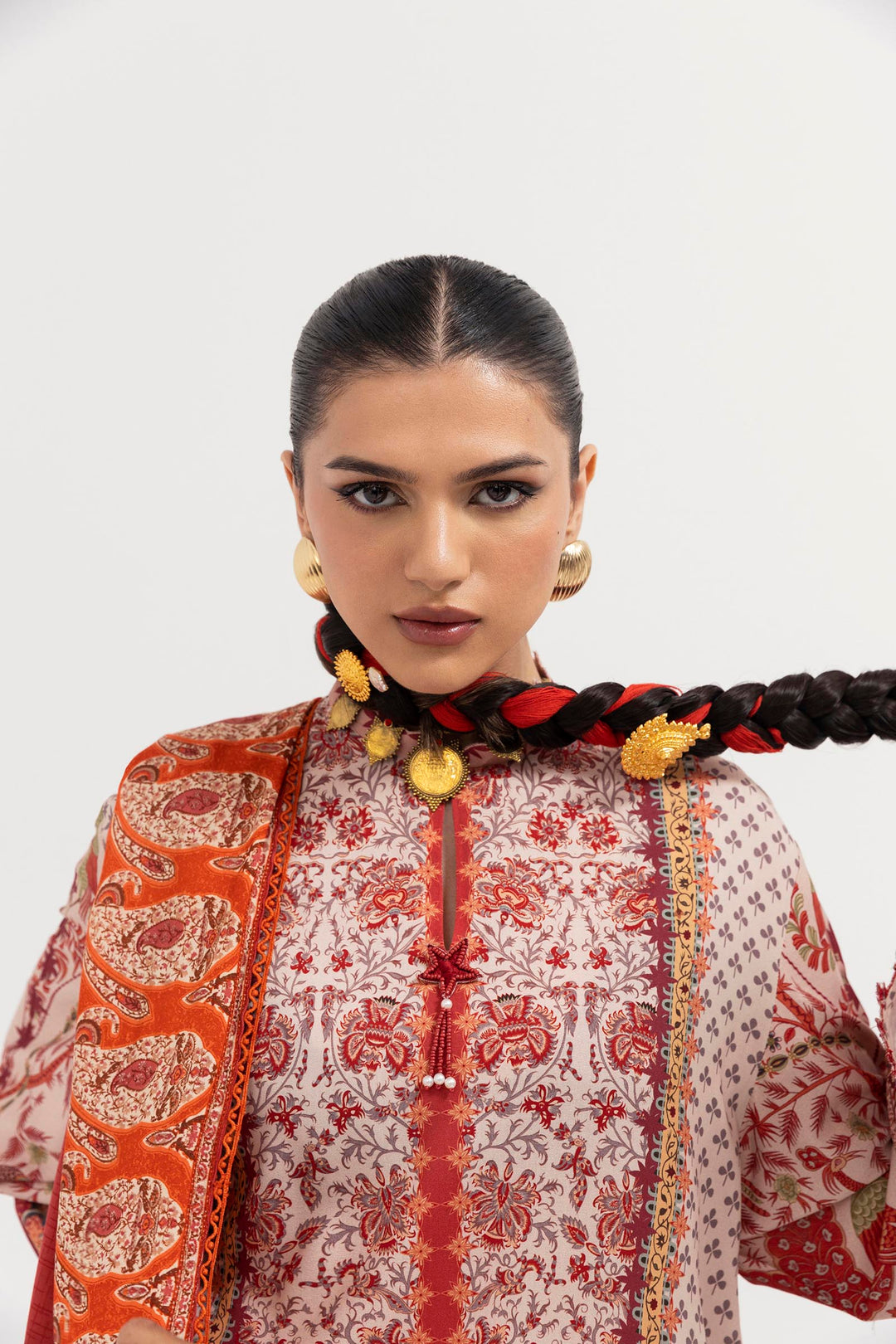 Sana Safinaz - Mahay Winter - 3 Piece - Unstitched - H255-003A-3CY