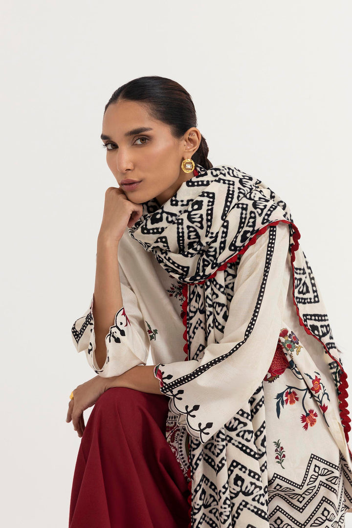 Sana Safinaz - Mahay Winter - 3 Piece - Unstitched - H255-004A-3CY