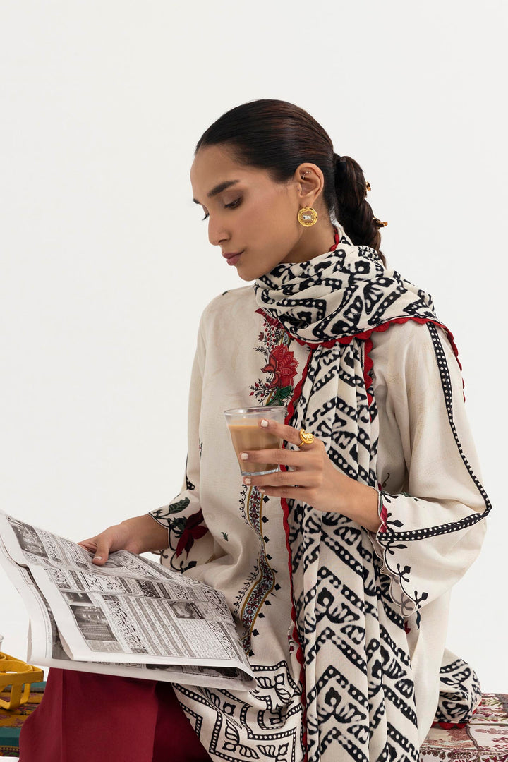 Sana Safinaz - Mahay Winter - 3 Piece - Unstitched - H255-004A-3CY