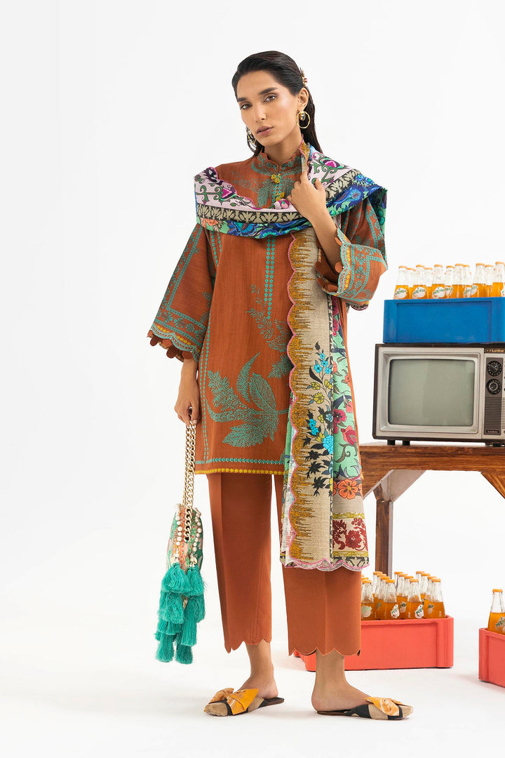 Sana Safinaz - Mahay Winter - 3 Piece - Unstitched - H255-005B-3CQ