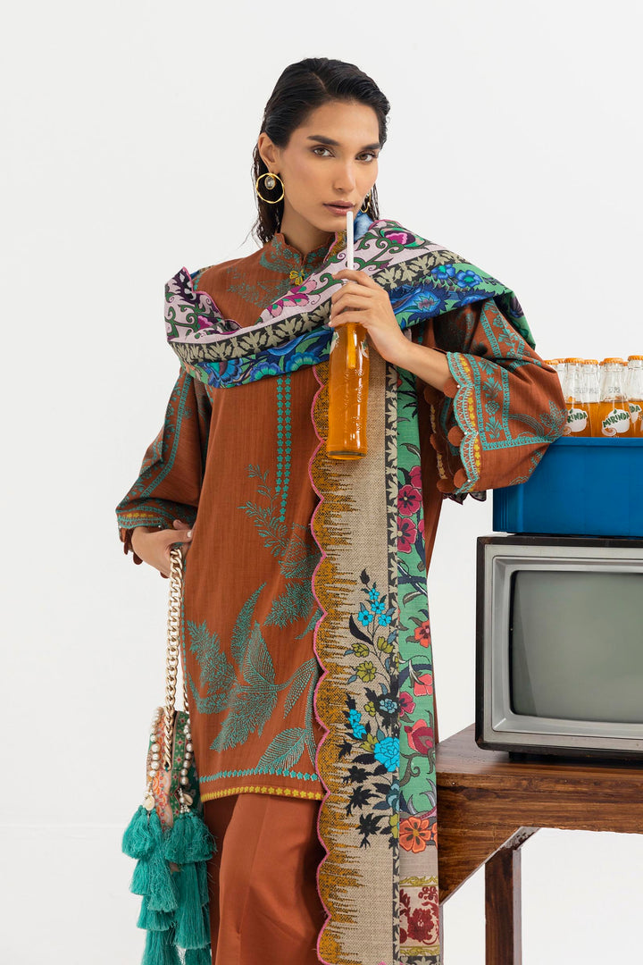 Sana Safinaz - Mahay Winter - 3 Piece - Unstitched - H255-005B-3CQ