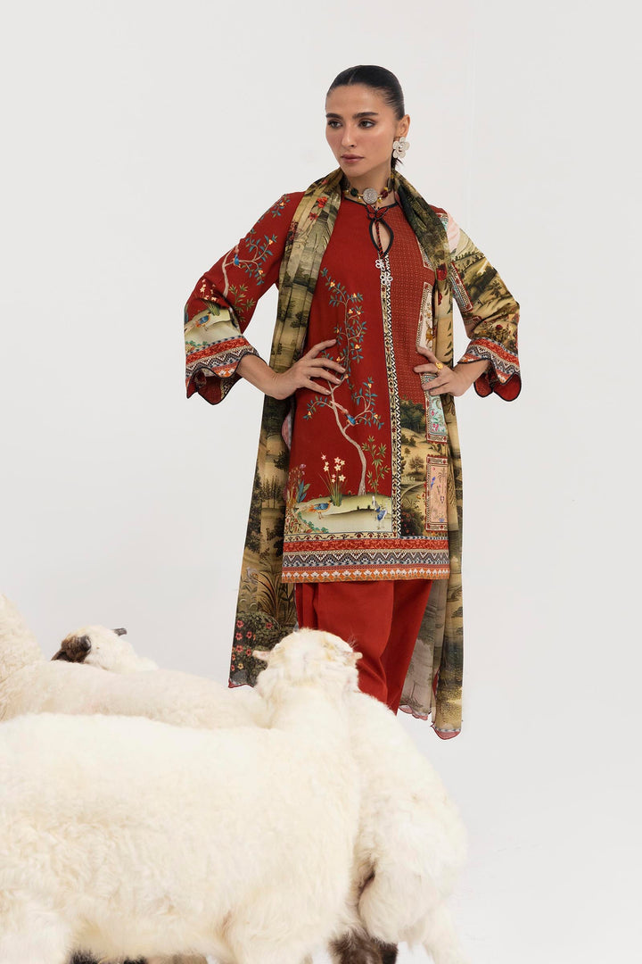 Sana Safinaz - Mahay Winter - 2 Piece - Unstitched - H255-009A-2DA