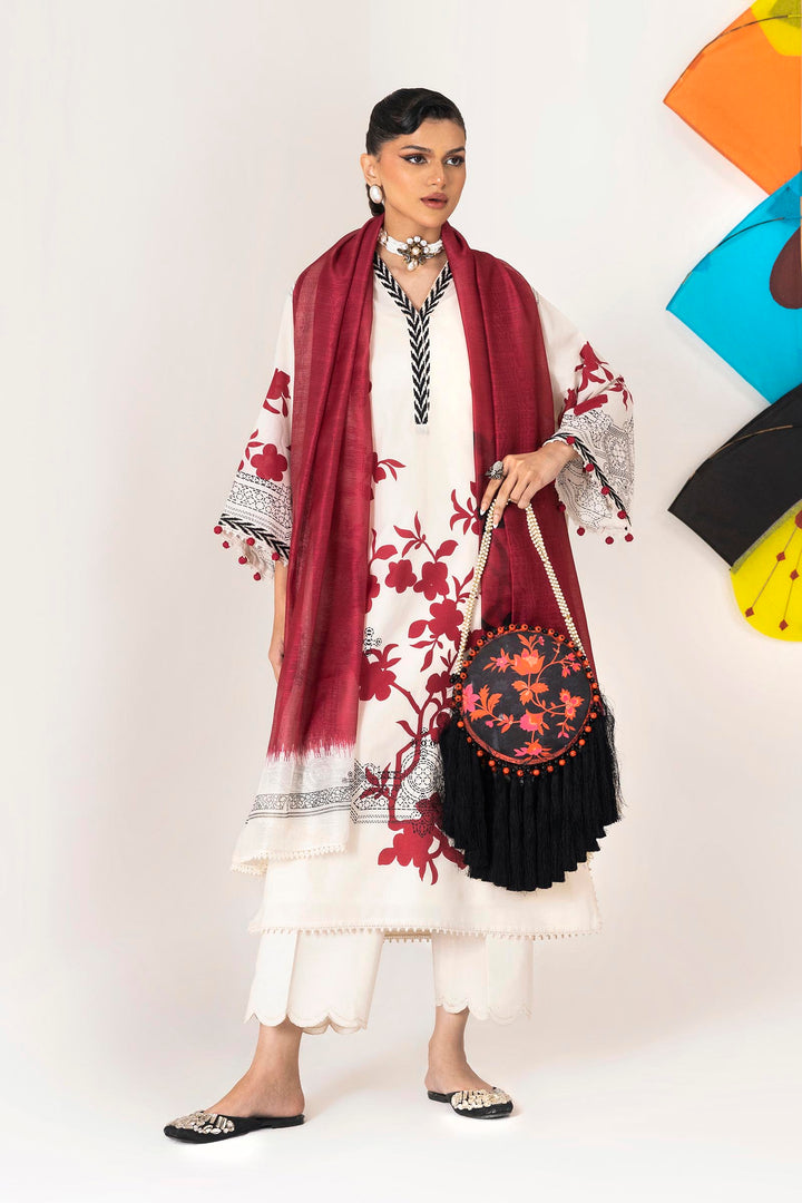 Sana Safinaz - Mahay Lawn Suit For Women - 3 Piece