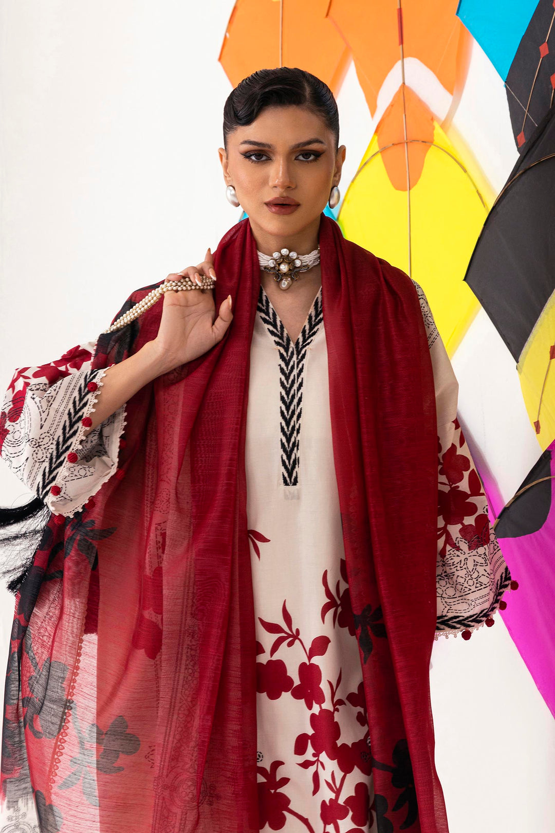 Sana Safinaz - Mahay Lawn Suit For Women - 3 Piece