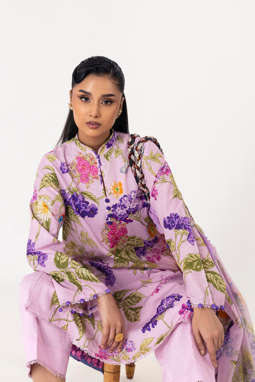 Sana Safinaz - Mahay Lawn Suit For Women - 3 Piece