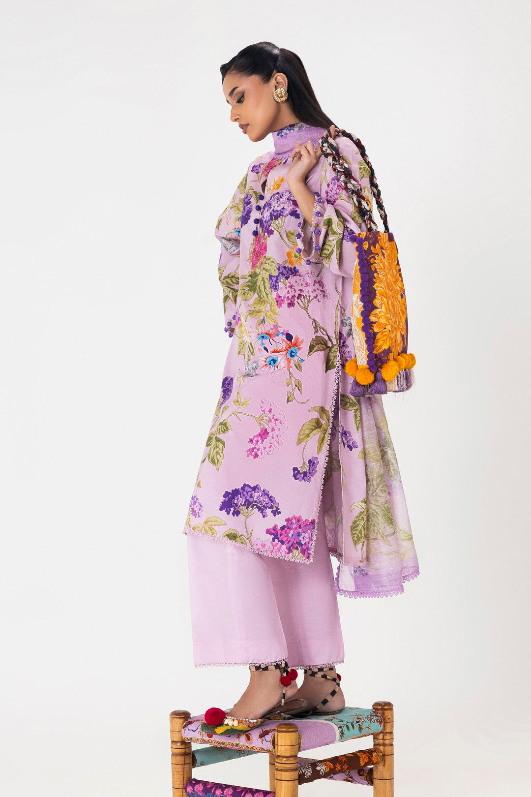 Sana Safinaz - Mahay Lawn Suit For Women - 3 Piece