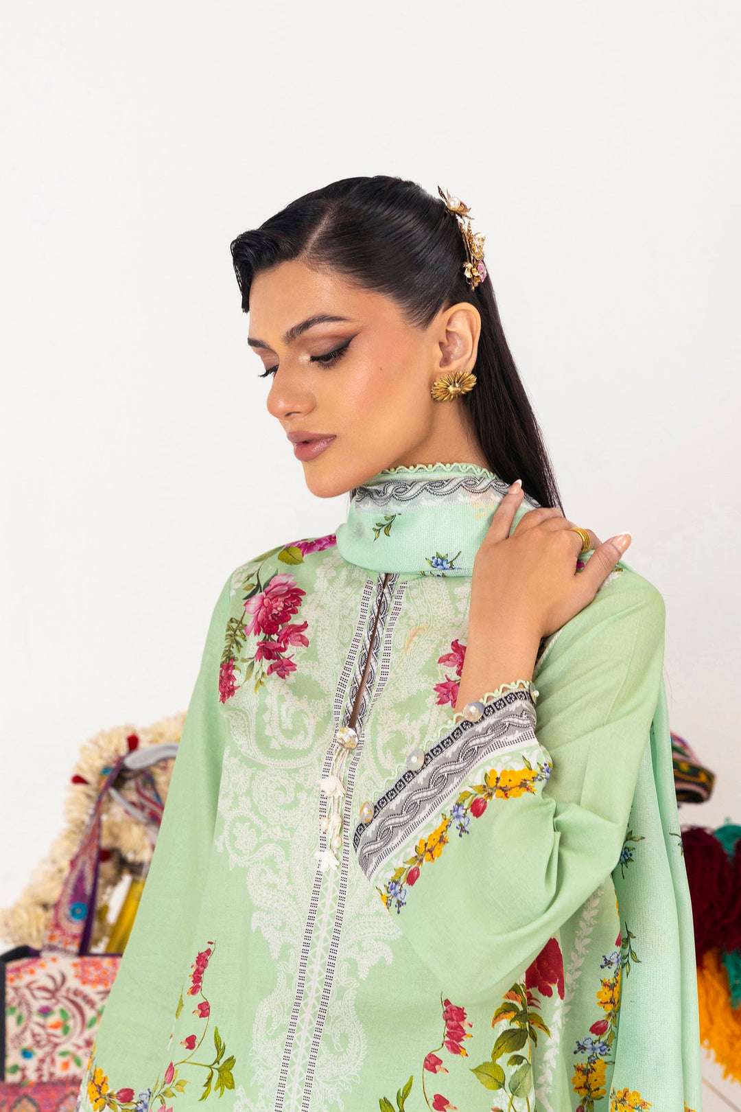 Sana Safinaz - Mahay Lawn Suit For Women - 3 Piece