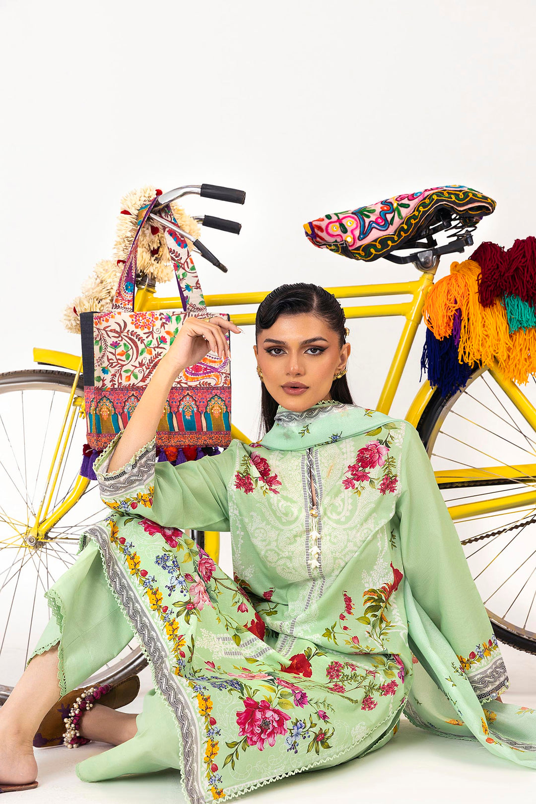 Sana Safinaz - Mahay Lawn Suit For Women - 3 Piece