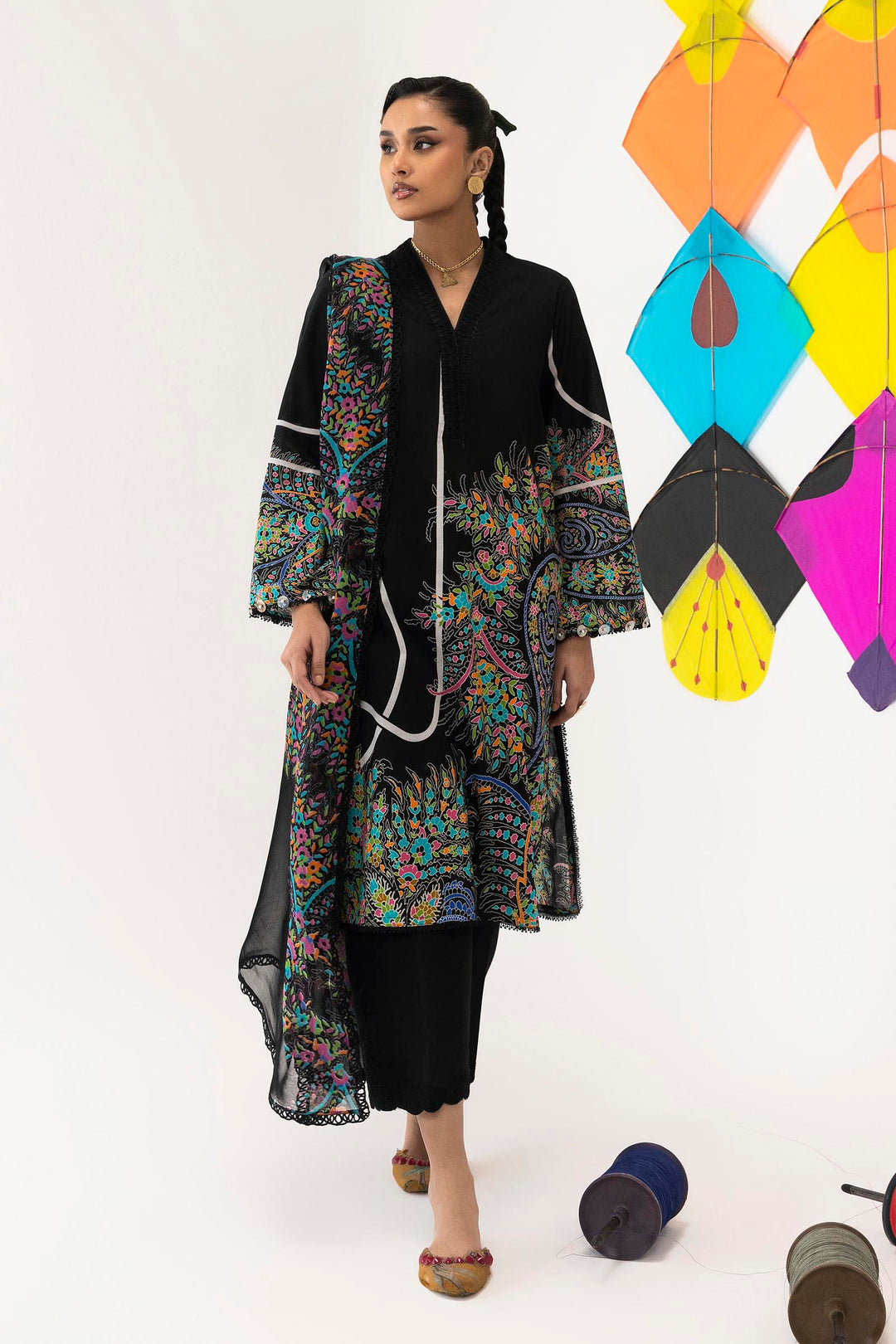 Sana Safinaz - Mahay Lawn Suit For Women - 3 Piece