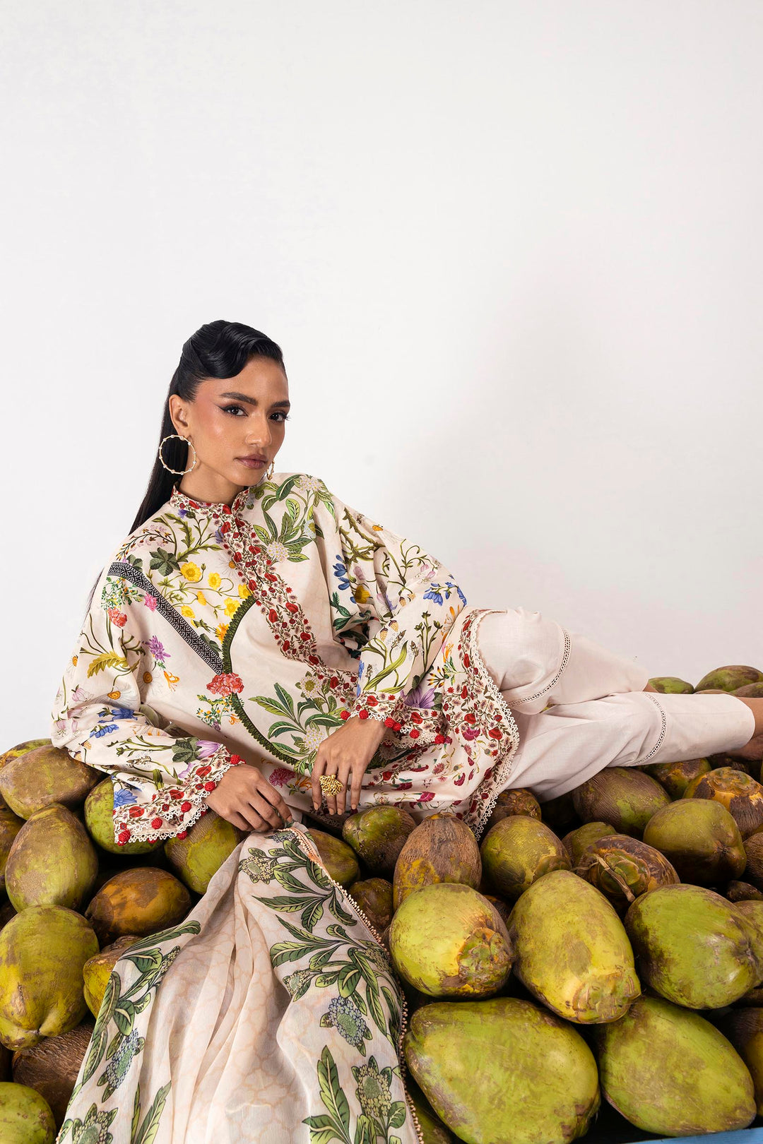 Sana Safinaz - Mahay Lawn Suit For Women - 2 Piece