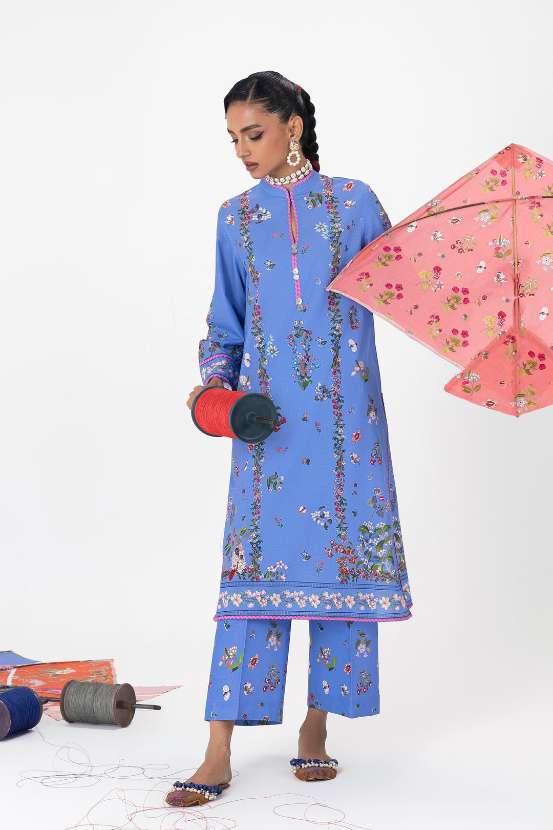 Sana Safinaz - Mahay Lawn Suit For Women - 2 Piece