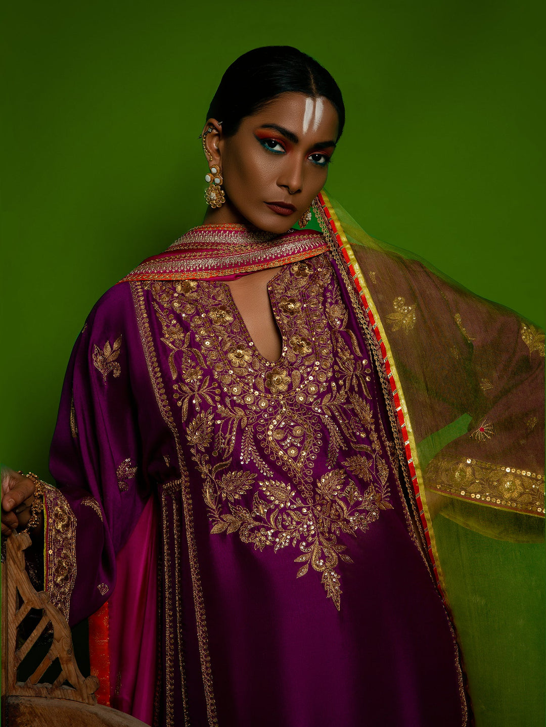 Sanam Chaudhri HEER Purple 2 Piece