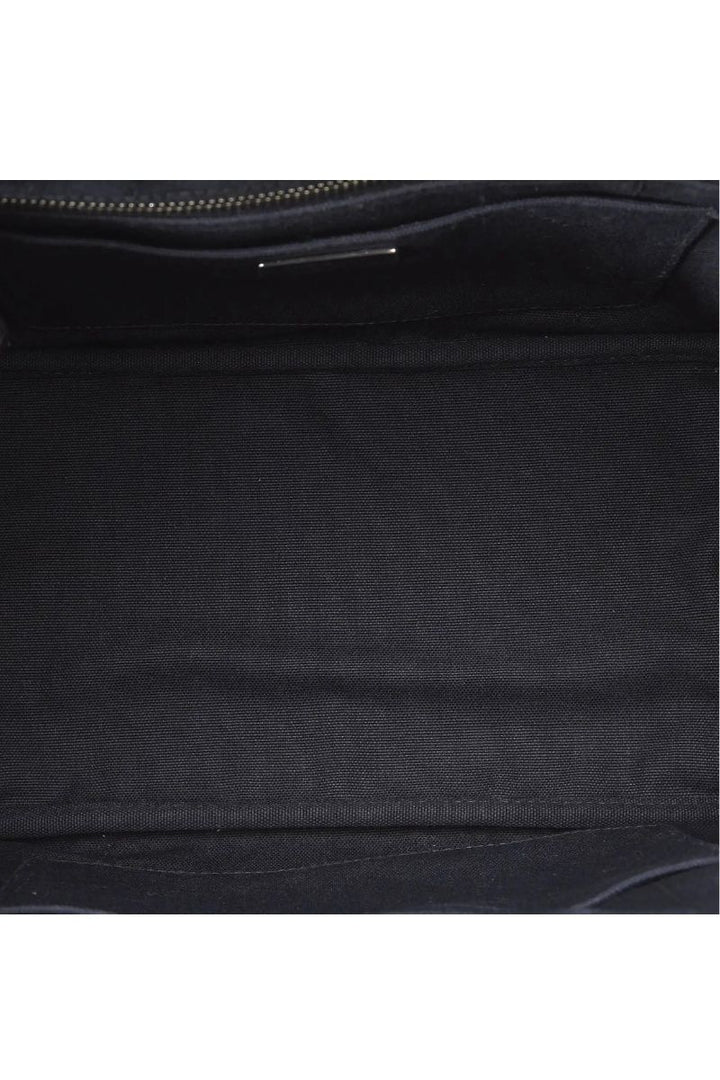 Haute Secret Shoppers - Mini Canapa Convertible Canvas and Feather Tote - Black