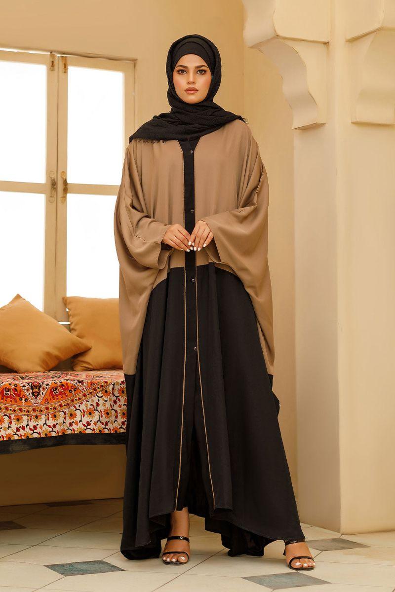 Hijabi - Black Batwing Abaya