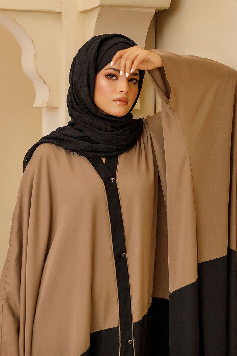 Hijabi - Black Batwing Abaya