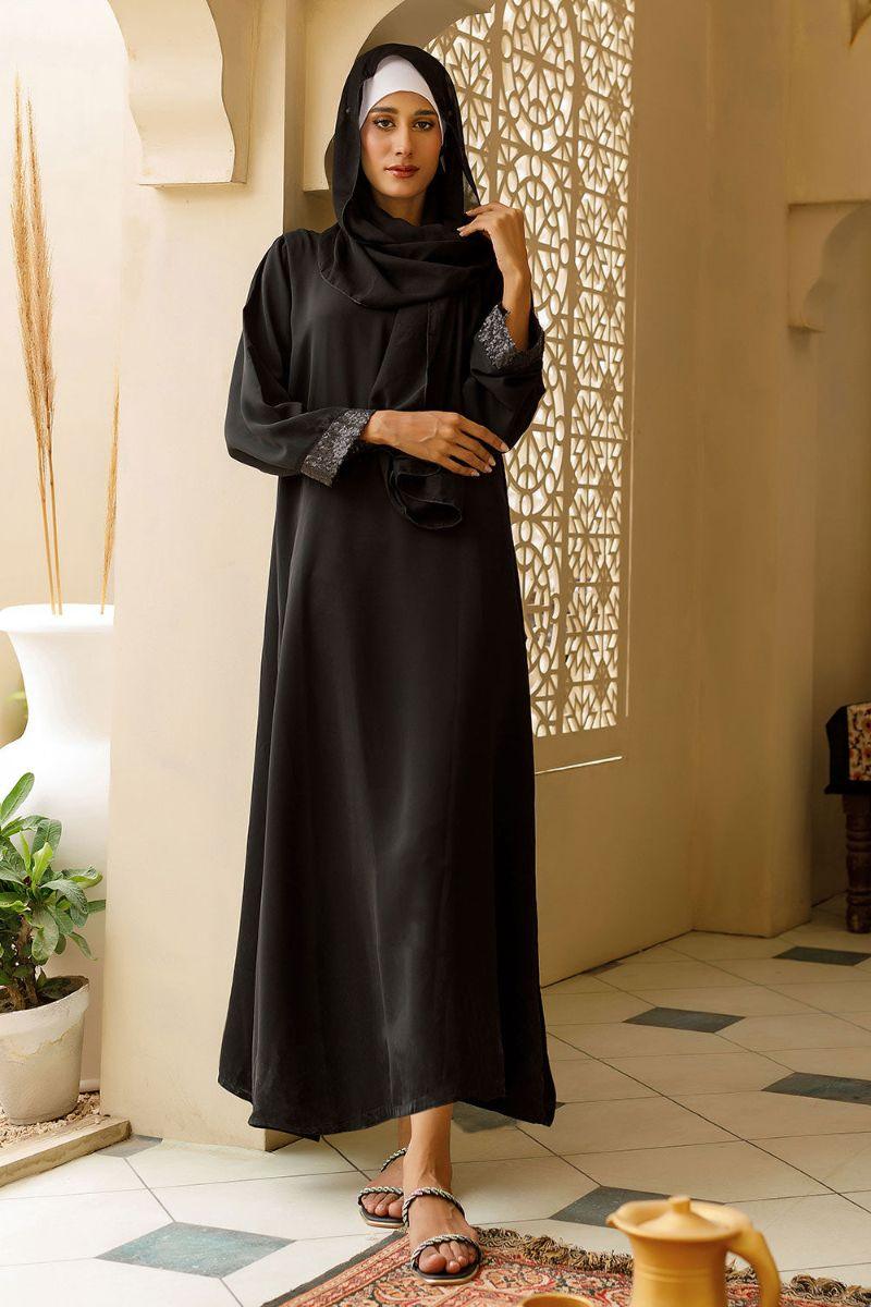 Hijabi - Black Jade Abaya