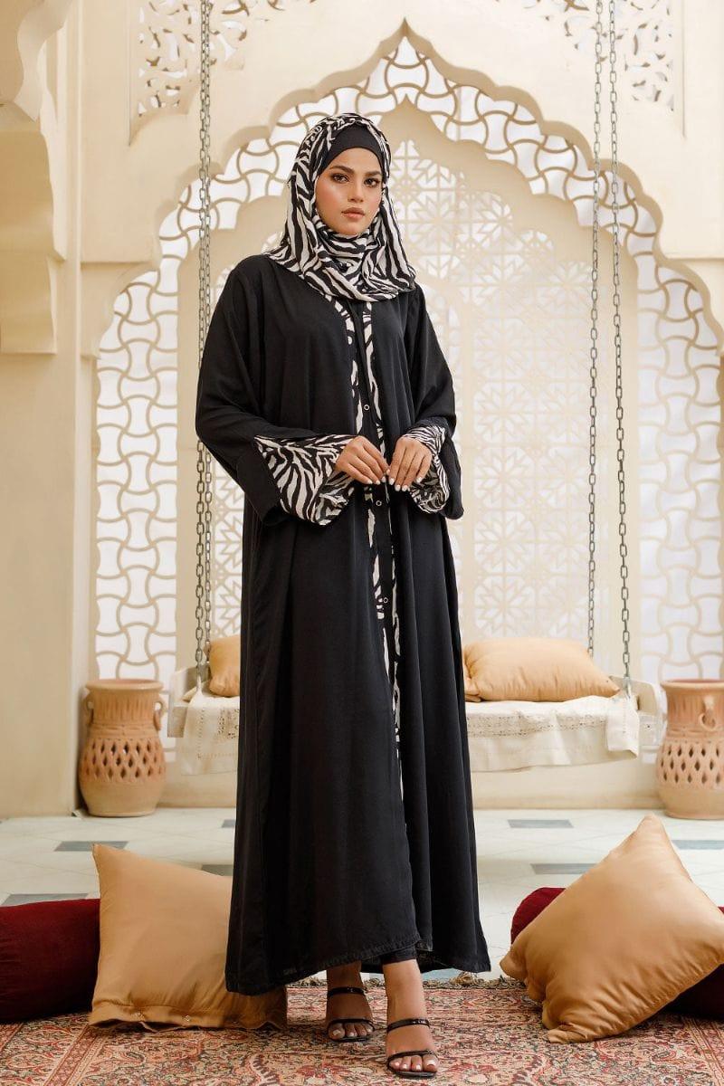 Hijabi - Midnight Black Abaya
