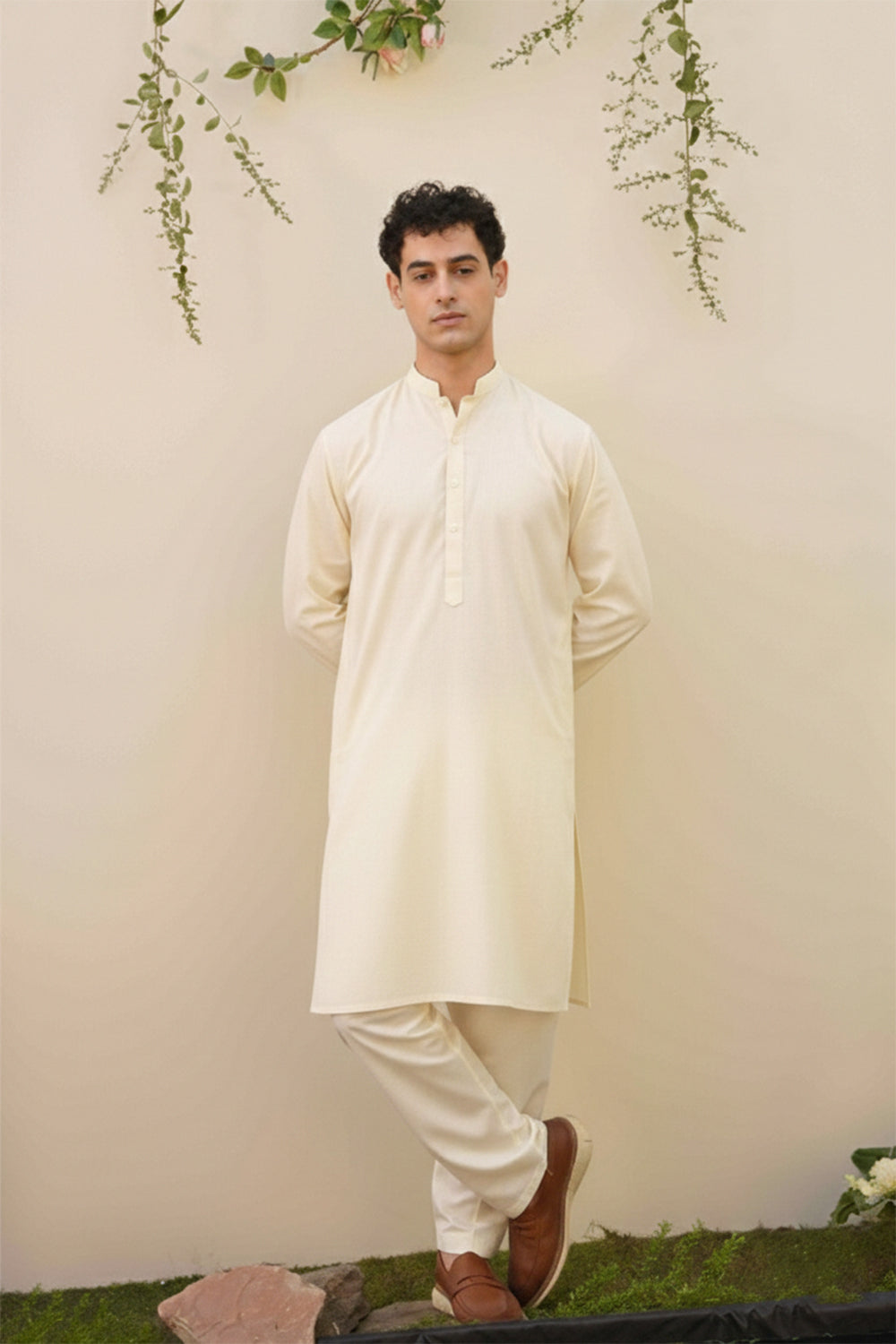 Hummingbirds - Cream Boski suit For Boy