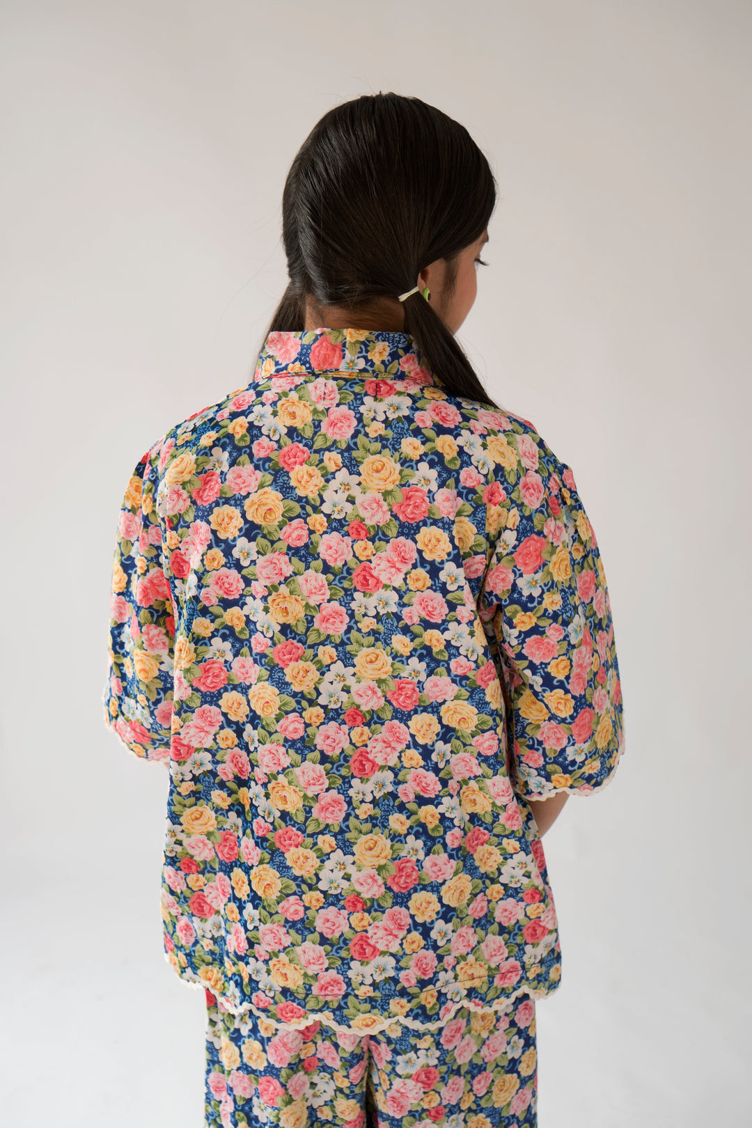 Hummingbirds - Floral Rush Co-ord Set - Cotton Lawn - 2 Piece