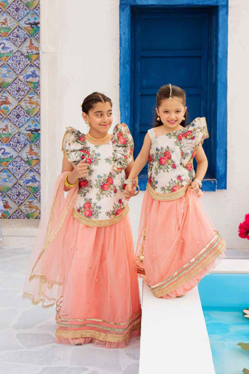 Hummingbirdspk - Amaryllis Lengha Set 3 Piece