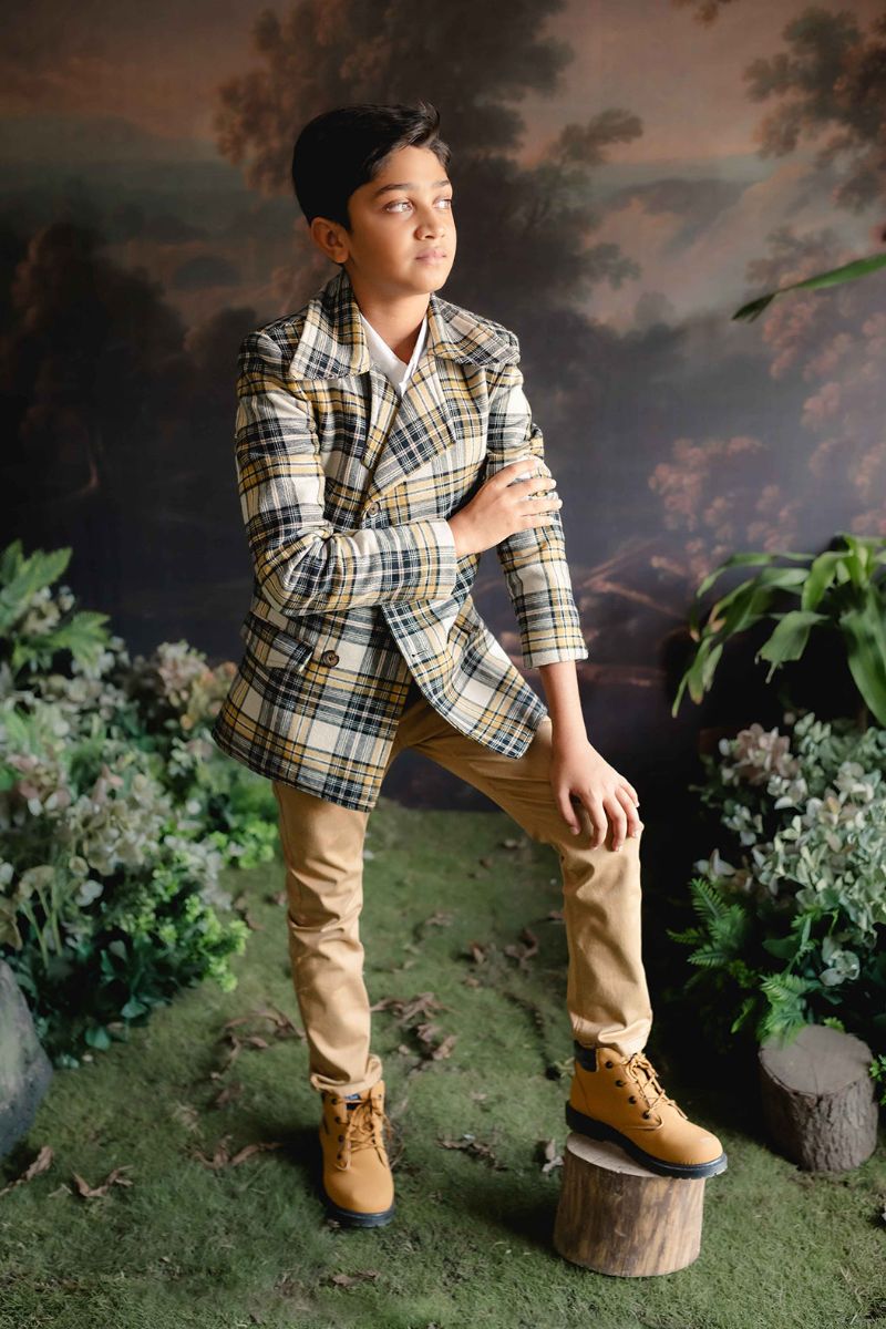 Hummingbirdspk - Hunters Plaid Wool Coat - 1 piece
