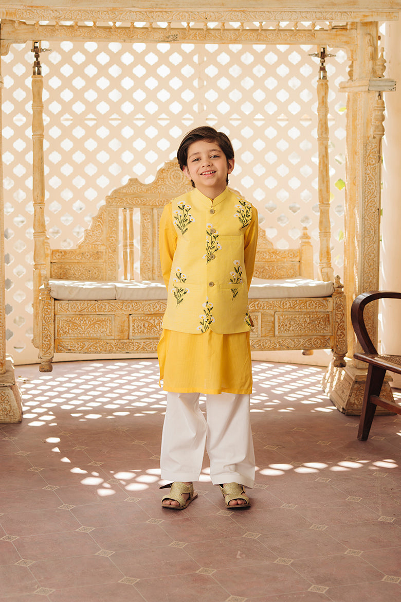 Hummingbirdspk - Jaan-e-Bahar Waistcoat - 1 Piece