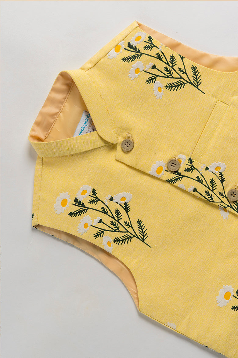 Hummingbirdspk - Jaan-e-Bahar Waistcoat - 1 Piece