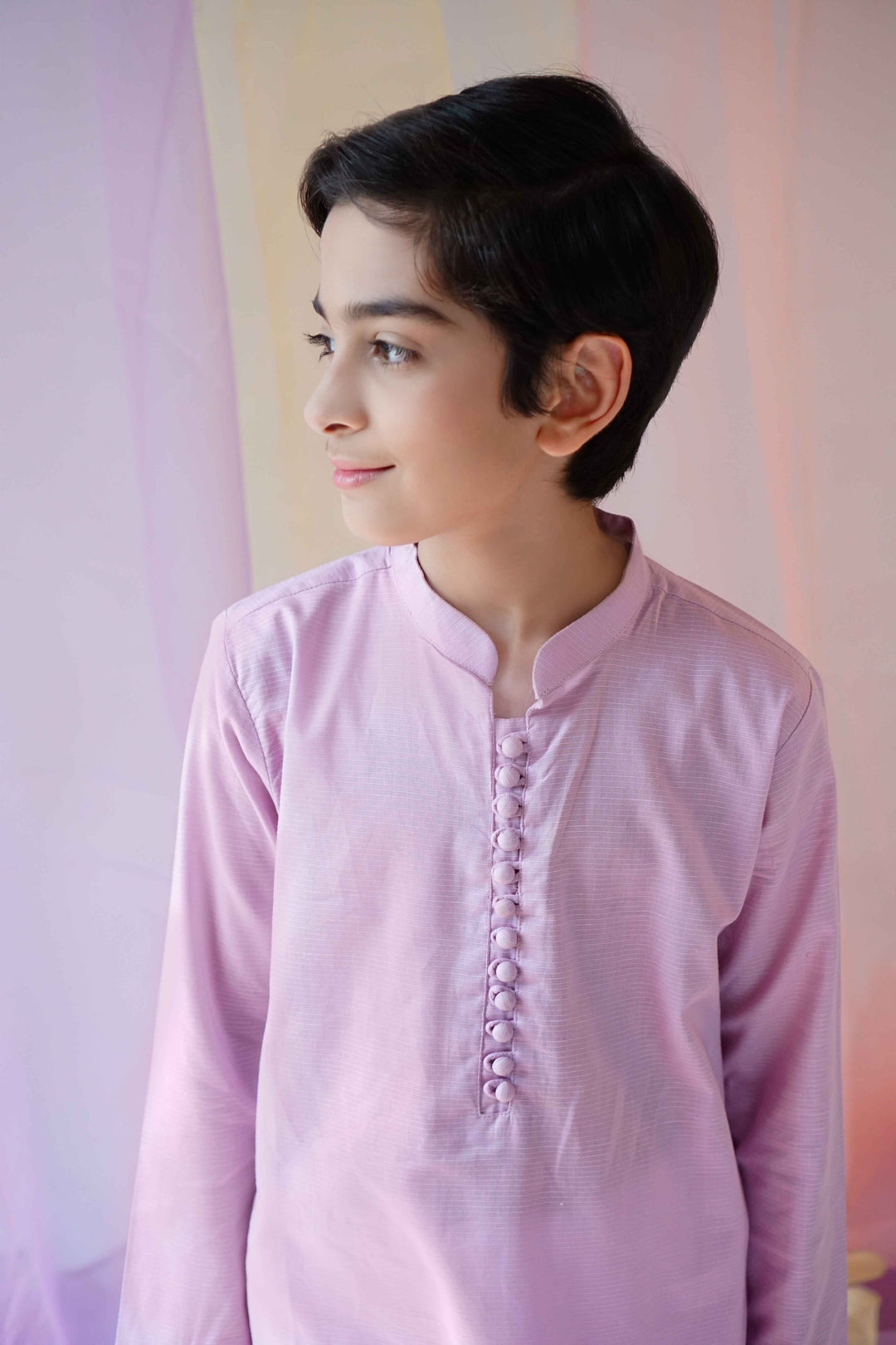 Hummingbirdspk - Periwinkle Kurta - Jacquard Lawn - 1 Piece